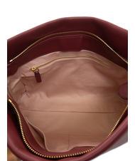 COCCINELLE BOHEME GRANA DOUBLE Handbag, with shoulder strap, in leather garnet r/pulp p - Women&rsquo;s Bags - 3