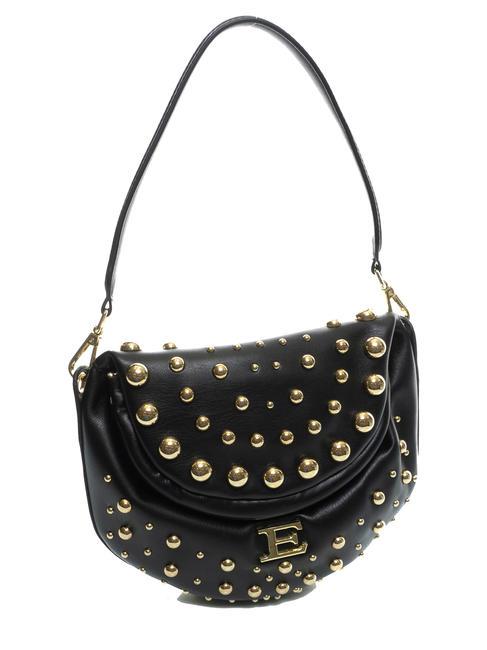 PRINCESS Flap bag with studs black gold - Women&rsquo;s Bags