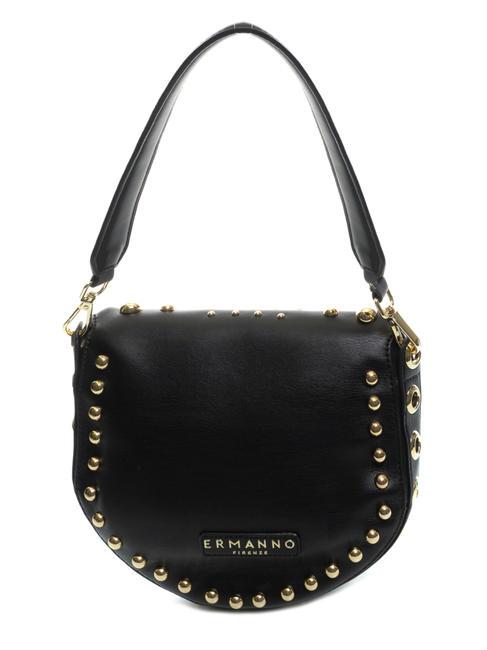 PRINCESS Flap bag with studs black gold - Women&rsquo;s Bags