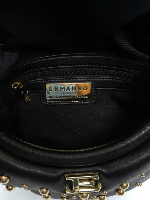 PRINCESS Flap bag with studs black gold - Women&rsquo;s Bags