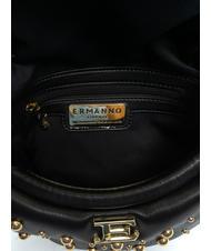 ERMANNO SCERVINO PRINCESS Flap bag with studs black gold - Women&rsquo;s Bags - 5
