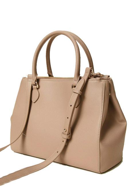 OVAL T Tote bag with shoulder strap light taupe - Women&rsquo;s Bags