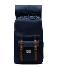 HERSCHEL LITTLE AMERICA  Standard size backpack navy tan - Backpacks & School and Leisure - 3
