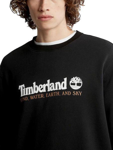 Timberland Wwes Crewneck Sweatshirt With Writing Black Buy At