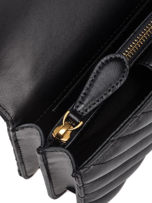 MINI LOVE BAG One chevron bag black-antique gold - Women’s Bags