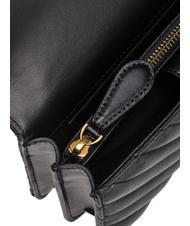 PINKO MINI LOVE BAG One chevron bag black-antique gold - Women’s Bags - 6