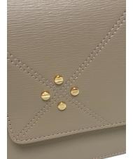 BORBONESE CARRE Shoulder strap with flap dove - Women&rsquo;s Bags - 3