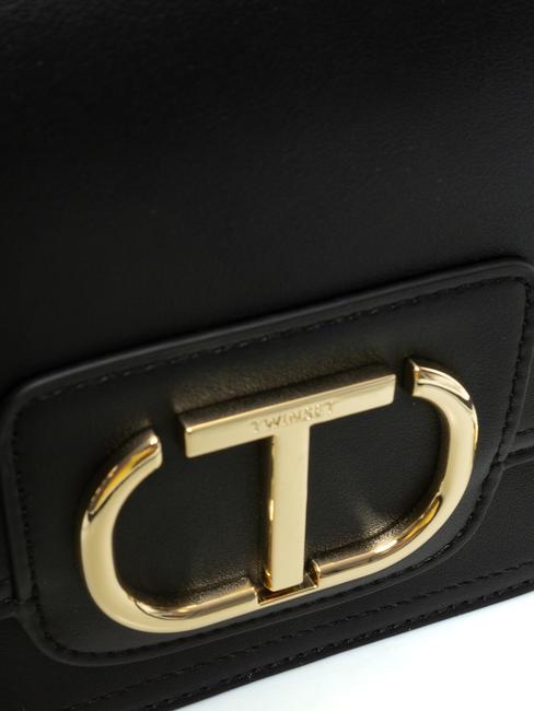 OVAL T Shoulder strap with flap black - Women&rsquo;s Bags
