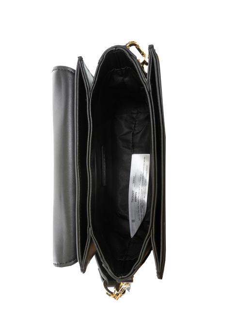 OVAL T Shoulder strap with flap black - Women&rsquo;s Bags