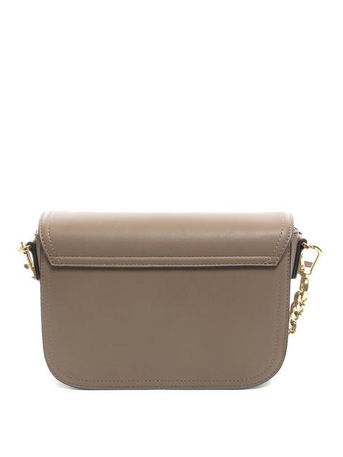 OVAL T Shoulder strap with flap taupe - Women&rsquo;s Bags