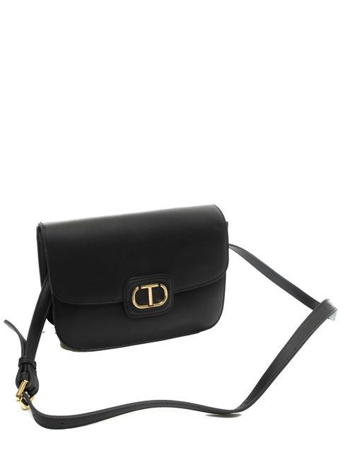 OVAL T Shoulder bag with flap black - Women&rsquo;s Bags