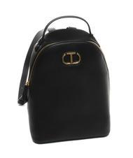 TWINSET OVAL T Leather backpack black - Women&rsquo;s Bags - 3