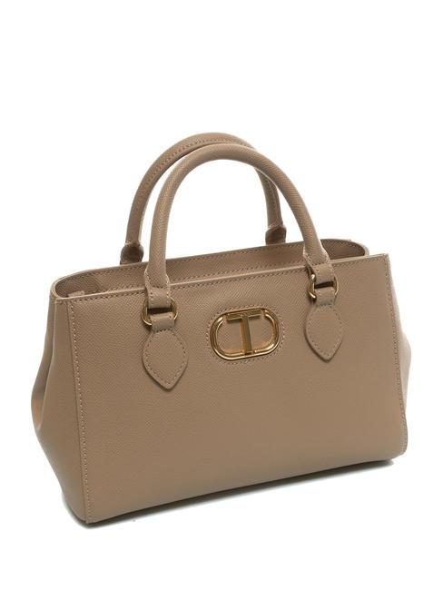 OVAL T Handbag with shoulder strap light taupe - Women&rsquo;s Bags