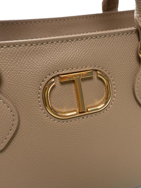 OVAL T Handbag with shoulder strap light taupe - Women&rsquo;s Bags