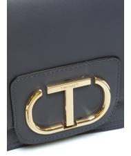 TWINSET OVAL T Shoulder strap with flap blue grey - Women&rsquo;s Bags - 4