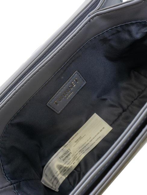 OVAL T Shoulder strap with flap blue grey - Women&rsquo;s Bags