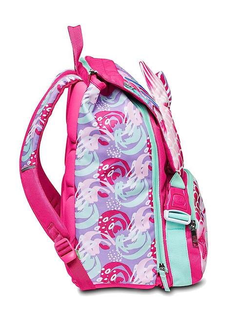 SEA BEAUTY Large expandable backpack raspberry rose - Backpacks & School and Leisure