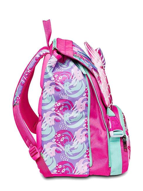 SEA BEAUTY Large expandable backpack raspberry rose - Backpacks & School and Leisure