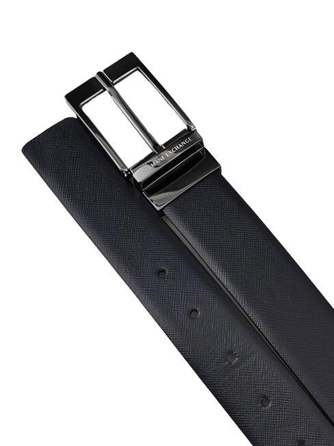 LOGO Reversible belt navy blue/grey - Belts