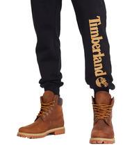 TIMBERLAND LINEAR LOGO REGULAR Joggers black / wheat boot - Men's sports suits - 4