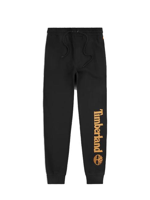 LINEAR LOGO REGULAR Joggers black / wheat boot - Men's sports suits