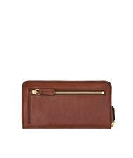 THE BRIDGE LUCREZIA Zip around leather wallet BROWN - Women&rsquo;s Wallets - 3