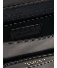 THE BRIDGE BETTINA Shoulder mini bag, in leather Black Gold - Women’s Bags - 4