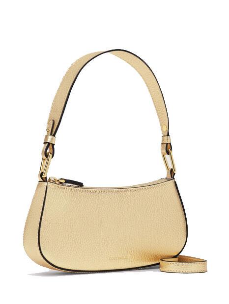 MERVEILLE Shoulder bag in textured leather golden - Women&rsquo;s Bags