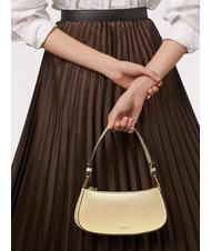 COCCINELLE MERVEILLE Shoulder bag in textured leather golden - Women&rsquo;s Bags - 4