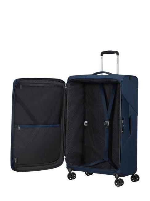 LITEBEAM Large expandable trolley midnightblue - Semi-rigid Trolley Cases