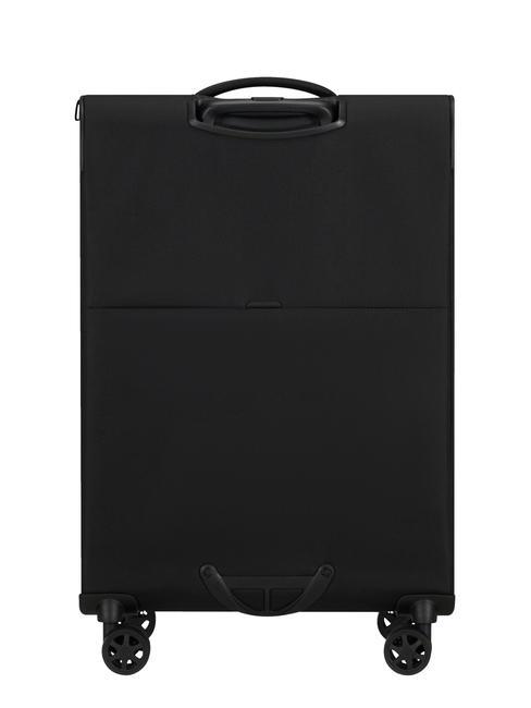 LITEBEAM Medium expandable trolley BLACK - Semi-rigid Trolley Cases