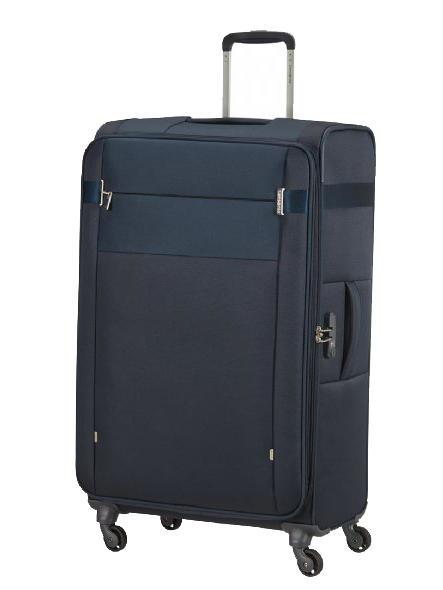 trolley CITYBEAT exp, large, ultralight size blu navy - Semi-rigid Trolley Cases