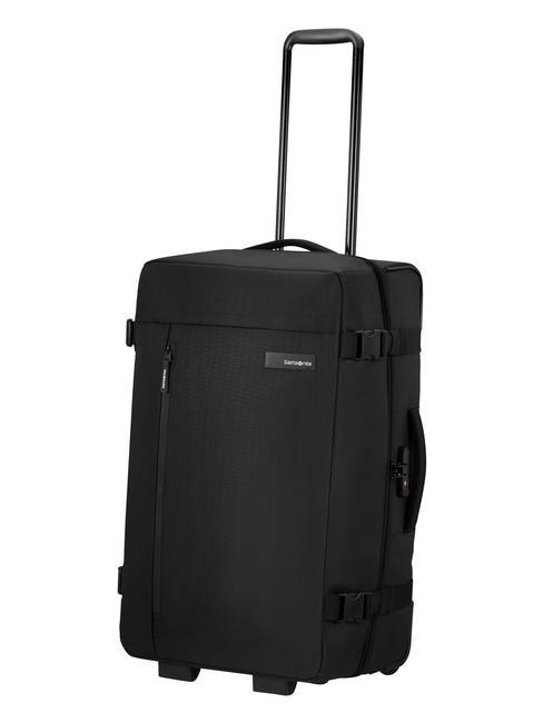 ROADED Medium wheeled bag DEEP BLACK - Semi-rigid Trolley Cases