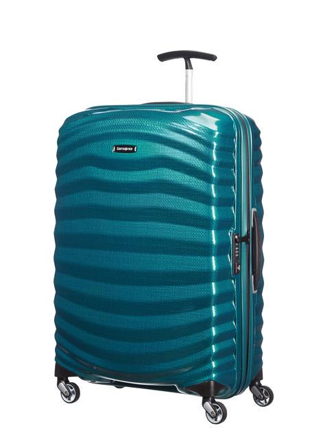 Trolley LITE-SHOCK line, extra-large, ultralight petrolblue - Rigid Trolley Cases