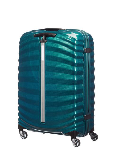 Trolley LITE-SHOCK line, extra-large, ultralight petrolblue - Rigid Trolley Cases