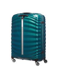 SAMSONITE Trolley LITE-SHOCK line, extra-large, ultralight petrolblue - Rigid Trolley Cases - 4