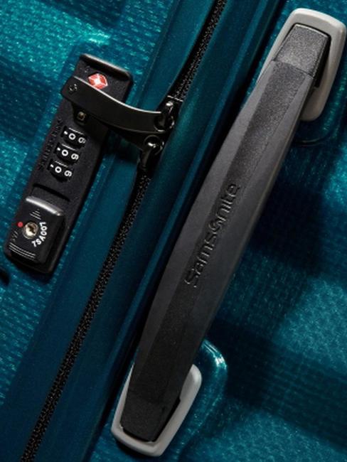 Trolley LITE-SHOCK line, extra-large, ultralight petrolblue - Rigid Trolley Cases