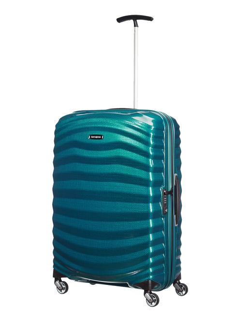 Trolley LITE-SHOCK line, extra-large, ultralight petrolblue - Rigid Trolley Cases