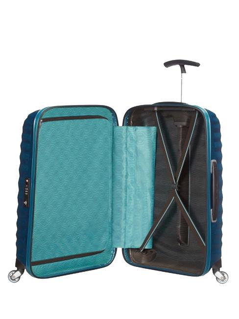 trolley case LITE-SHOCK line; medium size; ultralight petrolblue - Rigid Trolley Cases