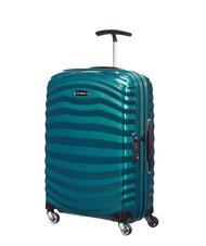 SAMSONITE trolley case LITE-SHOCK line; medium size; ultralight petrolblue - Rigid Trolley Cases - 3