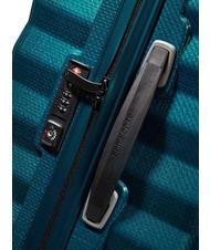 SAMSONITE trolley case LITE-SHOCK line; medium size; ultralight petrolblue - Rigid Trolley Cases - 7
