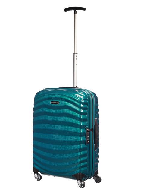 trolley case LITE-SHOCK line; medium size; ultralight petrolblue - Rigid Trolley Cases