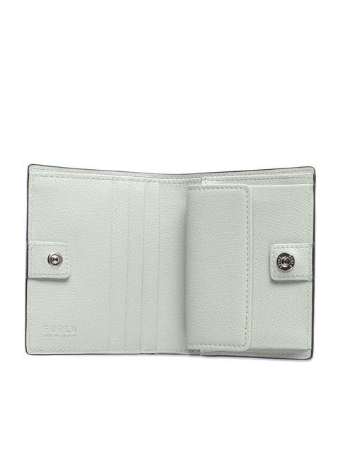 CAMELIA COMPACT Small wallet in ares leather mineral green/fern int. - Women’s Wallets