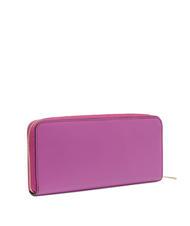 FURLA CAMELIA Large zip around wallet in leather violet - Women&rsquo;s Wallets - 3