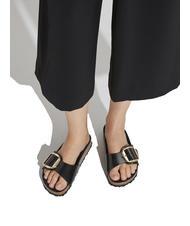 BIRKENSTOCK MADRID BIG BUCKLE Sandal in patent leather shine black - Women&rsquo;s shoes - 7