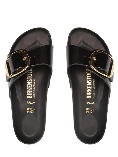 MADRID BIG BUCKLE Sandal in patent leather shine black - Women&rsquo;s shoes
