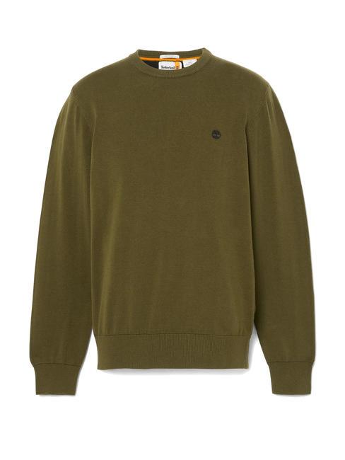 WILLIAMS RIVER Crewneck sweater darkoliv - Men's Sweaters