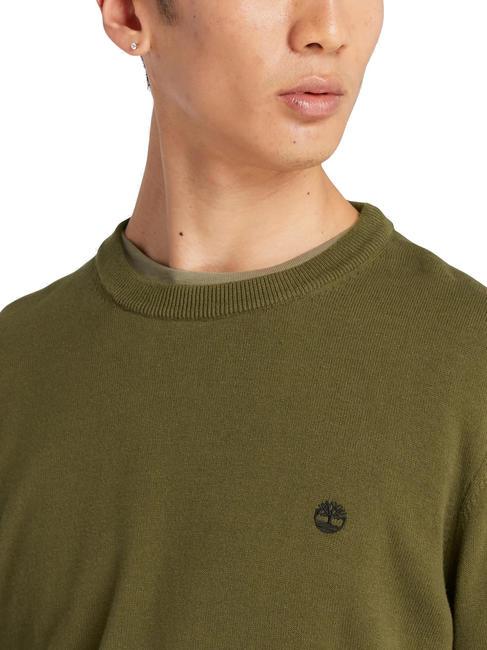 WILLIAMS RIVER Crewneck sweater darkoliv - Men's Sweaters