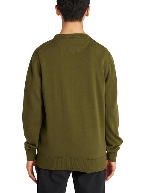 WILLIAMS RIVER Crewneck sweater darkoliv - Men's Sweaters