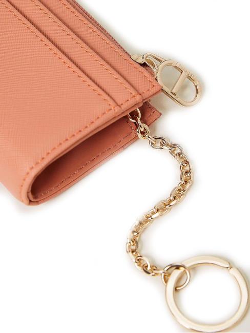 OVAL T Keychain card holder pink mousse - Women&rsquo;s Wallets